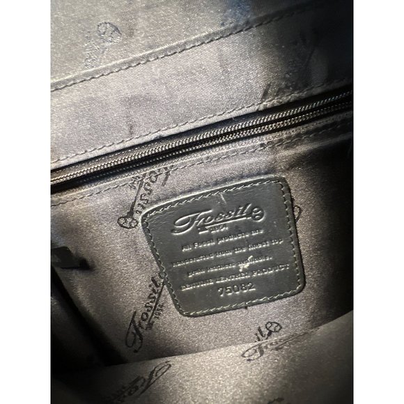 Fóssil Leather Purse Handbag Black Mini Messenger Bag - Picture 11 of 12